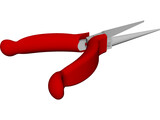 Craftsman Needle Nose Pliers 3D Model preview