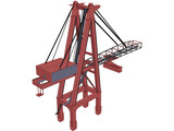 STS Port Crane 3D Model preview
