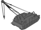 Crane Engineering Vehicle 3D Model preview