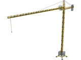 Crane Tower Structure 3D Model