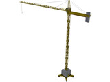 Crane Tower Structure 3D Model