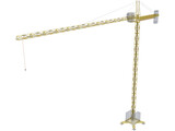 Crane Tower Structure 3D Model