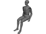 Crash Dummy 3D Model preview