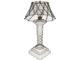 Cream Lamp 3D Model