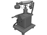 Crosley Old Phone 3D Model preview