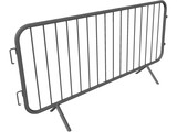 Crowd Control Barrier 3D Model