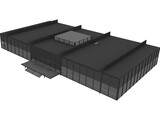Crown Hall 3D Model preview
