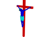 Crucifix 3D Model preview