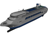 Cruise Ship 3D Model preview