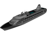 Cruise Ship 3D Model preview