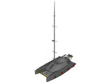 Cruising Catamaran 3D Model preview