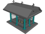 Crypt and Coffin 3D Model preview