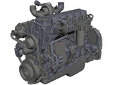 Cummins QSB-6.7 Engine 3D Model preview