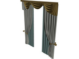 Curtains 3D Model preview