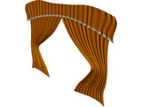 Curtains 3D Model preview