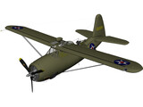 Curtiss O-52 Owl 3D Model preview