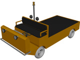 Cushman Utility Cart 3D Model preview