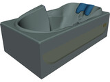 Custom Bathtub 3D Model preview
