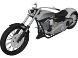 Custom Chopper 3D Model preview