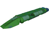 Cylon Tanker 3D Model preview