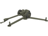 D-30 USSR Howitzer 3D Model preview