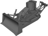 D8 Bulldozer 3D Model preview