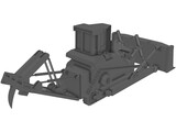 D8 Bulldozer 3D Model