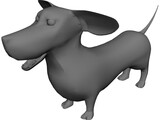 Dachshund 3D Model preview