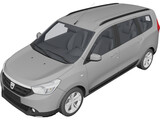 Dacia Lodgy (2012) 3D Model preview