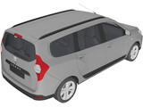 Dacia Lodgy (2012) 3D Model