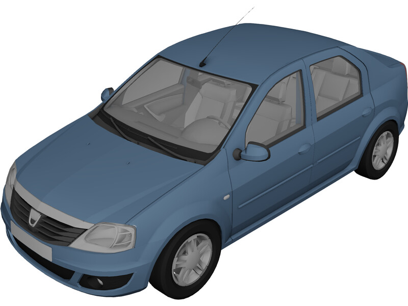 Dacia Logan (2009) 3D Model