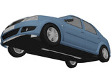 Dacia Logan (2009) 3D Model