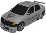 Dacia Logan Tuning 3D Model preview