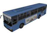 Daewoo Korea Bus 3D Model preview