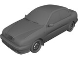 Daewoo Lanos (2000) 3D Model preview