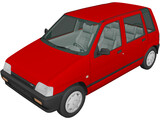 Daewoo Tico (1993) 3D Model preview