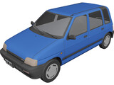 Daewoo Tico SX (1998) 3D Model preview