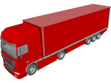DAF Truck 3D Model preview