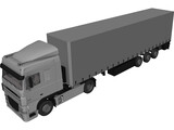 DAF XF 3D Model preview