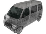 Daihatsu Hijet S320 Cargo (2017) 3D Model