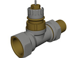 Danfoss Radiator Valve 3D Model preview