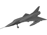Dassault Mirage IIIC 3D Model preview