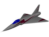 Dassault Mirage 3D Model preview