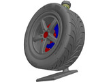 Datsun 240Z Race Suspension 3D Model