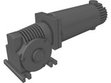 DC Gearmotor 3D Model