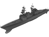 DD-963 Spruance Class Destroyer 3D Model preview