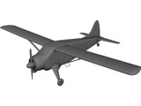 de Havilland Canada DHC-2 Beaver 3D Model preview