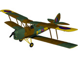 de Havilland DH-82A Tiger Moth 3D Model preview