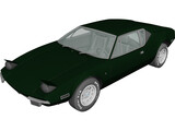 De Tomaso Pantera (1971) 3D Model preview