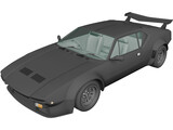 De Tomaso Pantera (1984) 3D Model preview